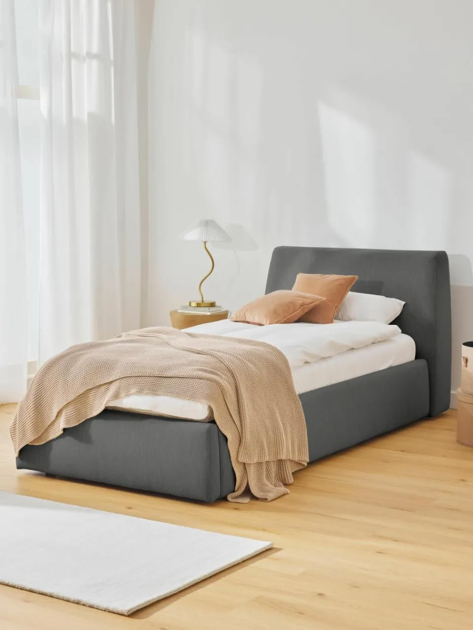 Eenpersoonsbed Cloud met opbergruimte^Westwing Collection Outlet