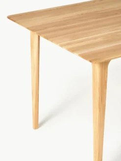 Eettafel Archie van eikenhout, in verschillende formaten^Westwing Collection Hot