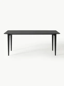 Eettafel Archie van mangohout in zwart, in verschillende formaten^Westwing Collection Discount
