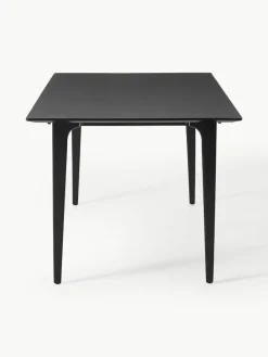 Eettafel Archie van mangohout in zwart, in verschillende formaten^Westwing Collection Discount