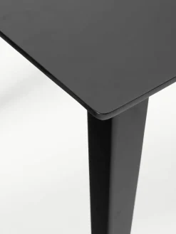 Eettafel Archie van mangohout in zwart, in verschillende formaten^Westwing Collection Discount