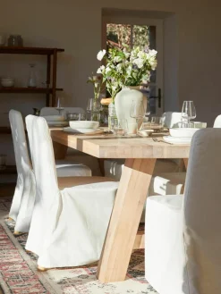 Eettafel Ashton van eikenhout, in verschillende formaten^Westwing Collection Discount