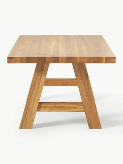 Eettafel Ashton van eikenhout, in verschillende formaten^Westwing Collection Hot
