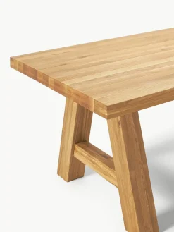 Eettafel Ashton van eikenhout, in verschillende formaten^Westwing Collection Hot