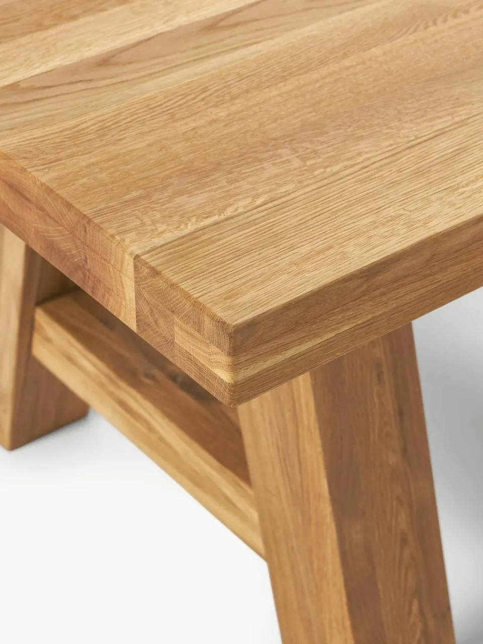 Eettafel Ashton van eikenhout, in verschillende formaten^Westwing Collection Hot