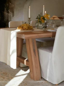 Eettafel Ashton van eikenhout, in verschillende formaten^Westwing Collection Hot