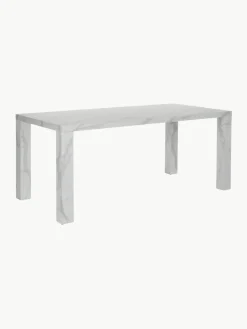 Eettafel Carl in marmerlook, 180 x 90 cm^Westwing Collection New