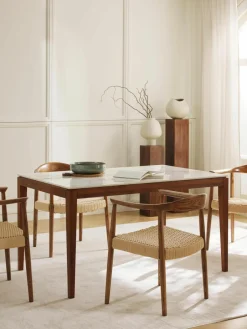 Eettafel Jackson in marmerlook, verschillende formaten^Westwing Collection Sale