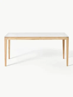 Eettafel Jackson met tafelblad in marmerlook, verschillende formaten^Westwing Collection Sale