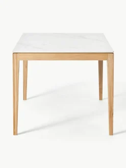 Eettafel Jackson met tafelblad in marmerlook, verschillende formaten^Westwing Collection Sale