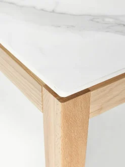 Eettafel Jackson met tafelblad in marmerlook, verschillende formaten^Westwing Collection Sale
