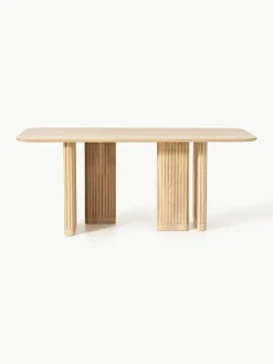 Eettafel Jolka van eikenhout, in verschillende formaten^Westwing Collection Discount