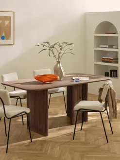 Eettafel Jolka van eikenhout, in verschillende formaten^Westwing Collection Clearance