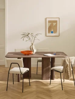 Eettafel Jolka van eikenhout, in verschillende formaten^Westwing Collection Clearance
