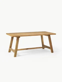 Eettafel Lawas van teakhout, in verschillende formaten^Westwing Collection New