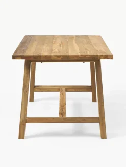 Eettafel Lawas van teakhout, in verschillende formaten^Westwing Collection New