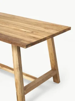 Eettafel Lawas van teakhout, in verschillende formaten^Westwing Collection New