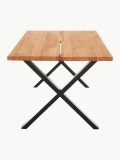 Eettafel Montpellier met tafelblad van eikenhout, 200 x 95 cm^Westwing Discount