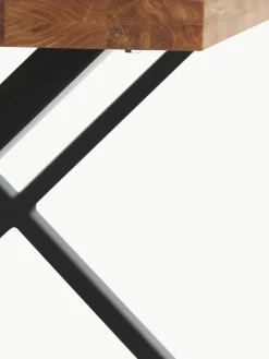 Eettafel Montpellier met tafelblad van eikenhout, 200 x 95 cm^Westwing Discount