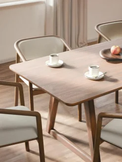 Eettafel Nik van eikenhout, in verschillende formaten^Westwing Collection Clearance