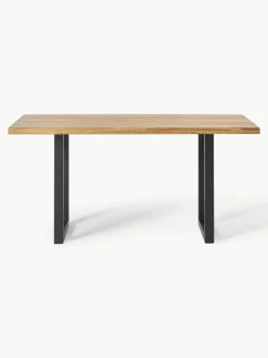 Eettafel Oliver van eikenhout, in verschillende formaten^Westwing Collection Fashion