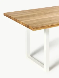 Eettafel Oliver van eikenhout, in verschillende formaten^Westwing Collection Clearance