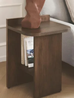 Eikenhouten bijzettafel Ismo^Gejst Discount