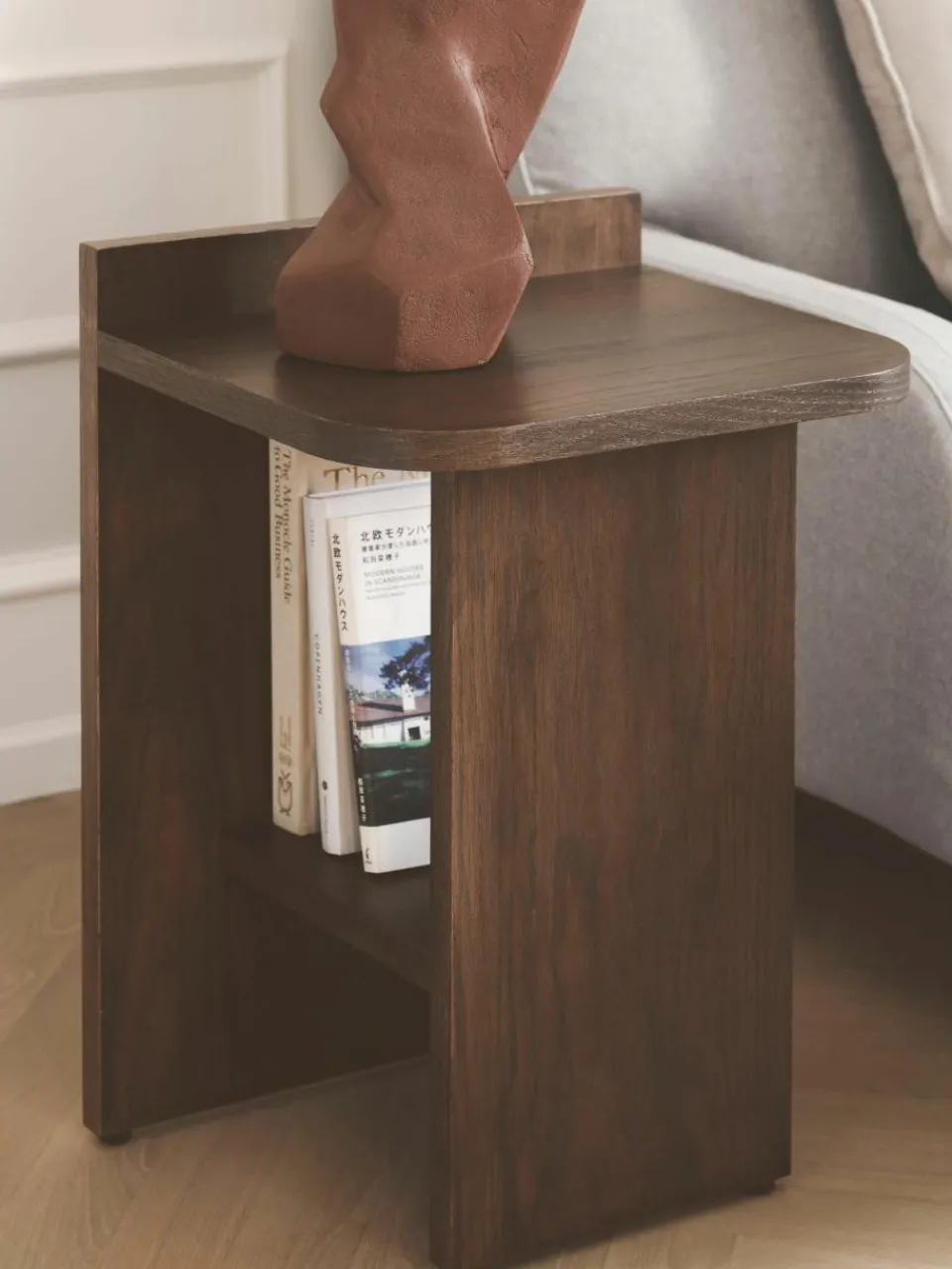 Eikenhouten bijzettafel Ismo^Gejst Discount