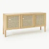 Eikenhouten dressoir Jolie met Weens vlechtwerk^Westwing Collection New