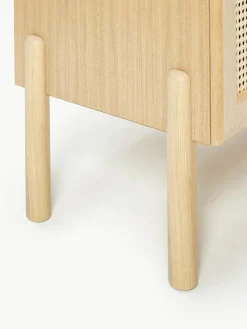 Eikenhouten dressoir Jolie met Weens vlechtwerk^Westwing Collection New