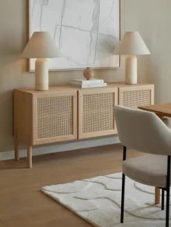 Eikenhouten dressoir Jolie met Weens vlechtwerk^Westwing Collection New