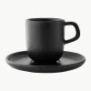 Espresso kopjes Nordic Kitchen met schoteltjes, 4 stuks^Eva Solo Outlet