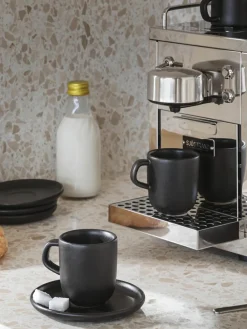 Espresso kopjes Nordic Kitchen met schoteltjes, 4 stuks^Eva Solo Outlet