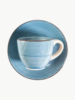 Espressokopjes Baita Acqua met schoteltjes, set van 6^Villa D'Este Home Tivoli Clearance