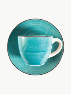 Espressokopjes Baita Acqua met schoteltjes, set van 6^Villa D'Este Home Tivoli Clearance