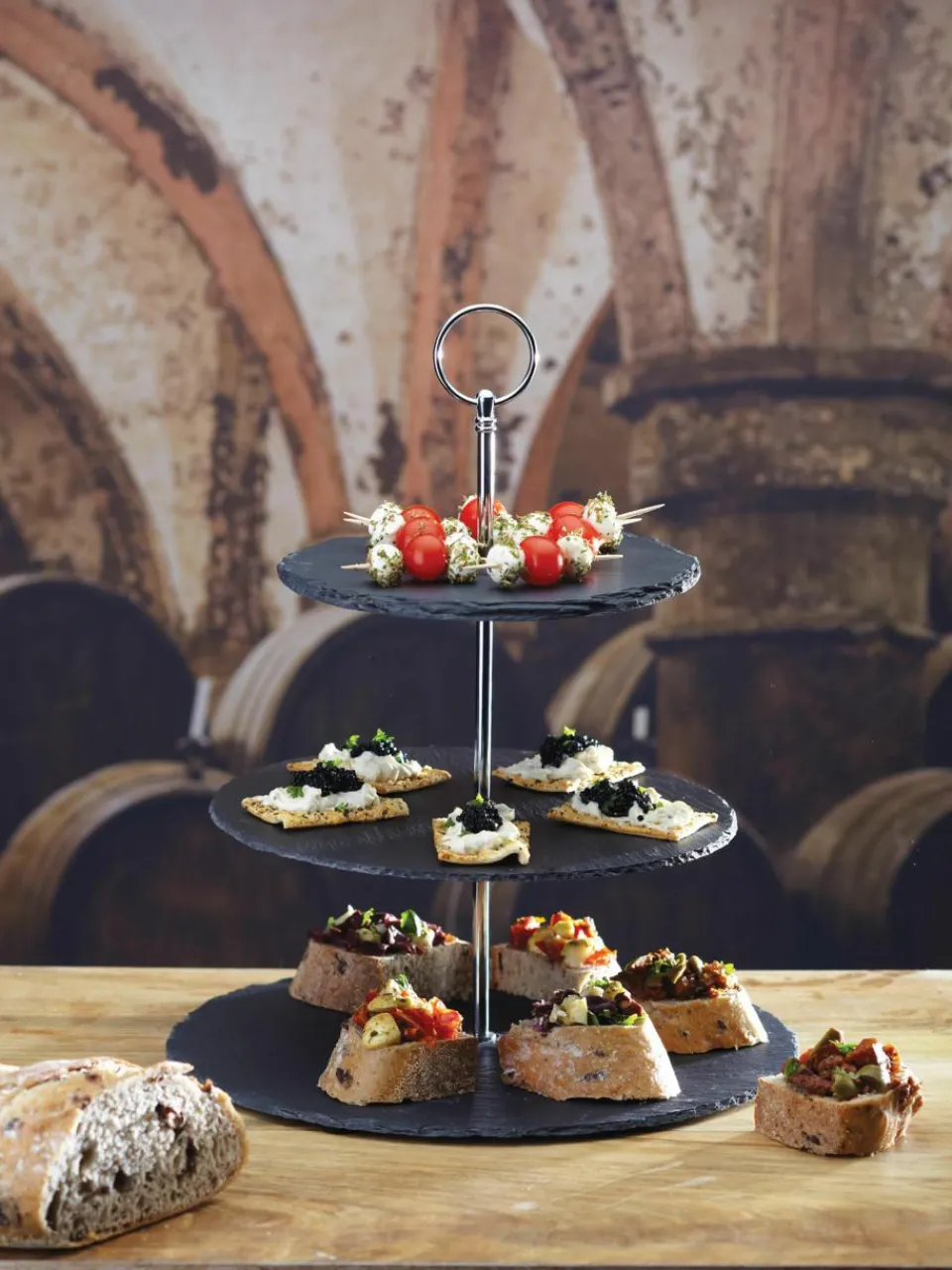 Etagère Cooper met leistenen plateaus^Westwing Best