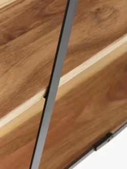 Etagère Serve van acaciahout^ladelle Discount
