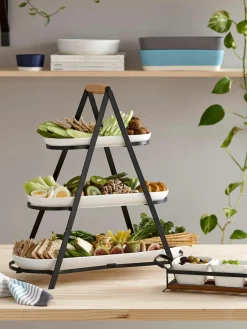 Etagère Tower met afneembare plateaus van porselein^ladelle Sale