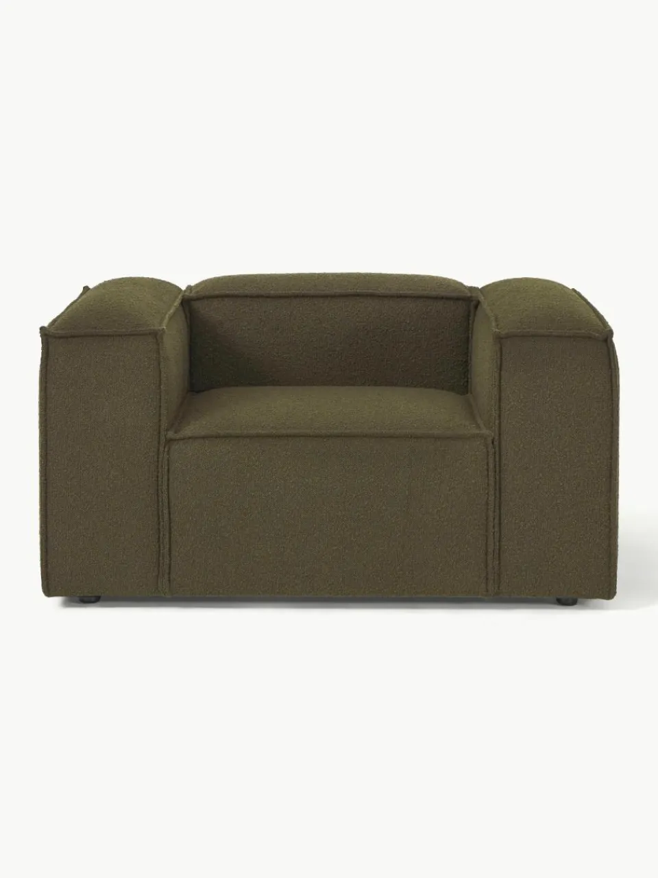 Fauteuil Lennon uit bouclé^Westwing Collection Sale