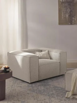 Fauteuil Lennon uit bouclé^Westwing Collection Hot
