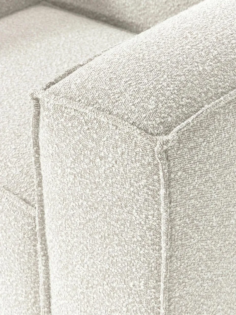 Fauteuil Lennon uit bouclé^Westwing Collection Hot