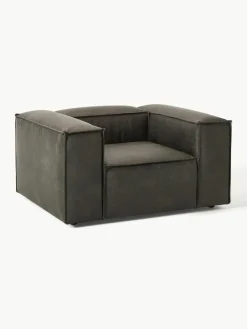 Fauteuil Lennon van gerecycled leer^Westwing Collection Discount