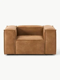 Fauteuil Lennon van gerecycled leer^Westwing Collection Best