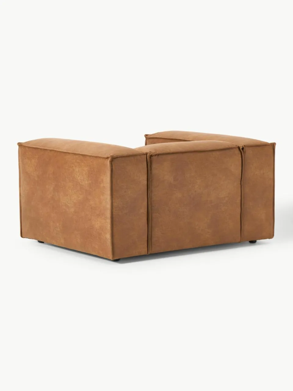 Fauteuil Lennon van gerecycled leer^Westwing Collection Best