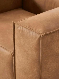 Fauteuil Lennon van gerecycled leer^Westwing Collection Best