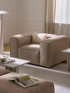 Fauteuil Lennon van linnenmix^Westwing Collection Clearance
