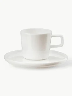 Fine Bone China espressokopjes Oco met schoteltjes, 6 stuks^ASA Selection Fashion