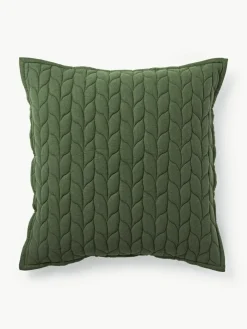 Flanellen kussen Selby met structuurpatroon^Westwing Collection Discount