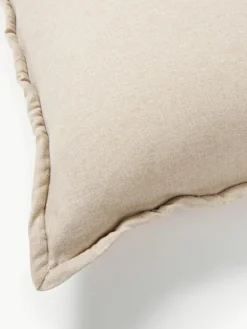 Flanellen kussen Selby met structuurpatroon^Westwing Collection Best