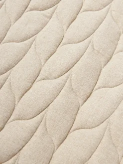 Flanellen kussen Selby met structuurpatroon^Westwing Collection Best